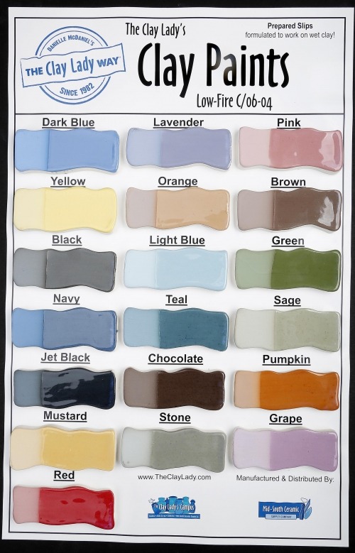 The Clay Lady's Clay Paints Archives > MidSouth Ceramic Supply