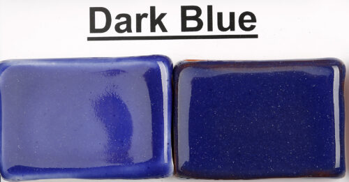 The Clay Lady's Dark Blue Low-fire Glaze