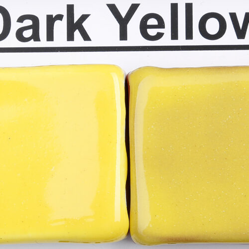 The Clay Lady's Dark Yellow Low-fire Glaze